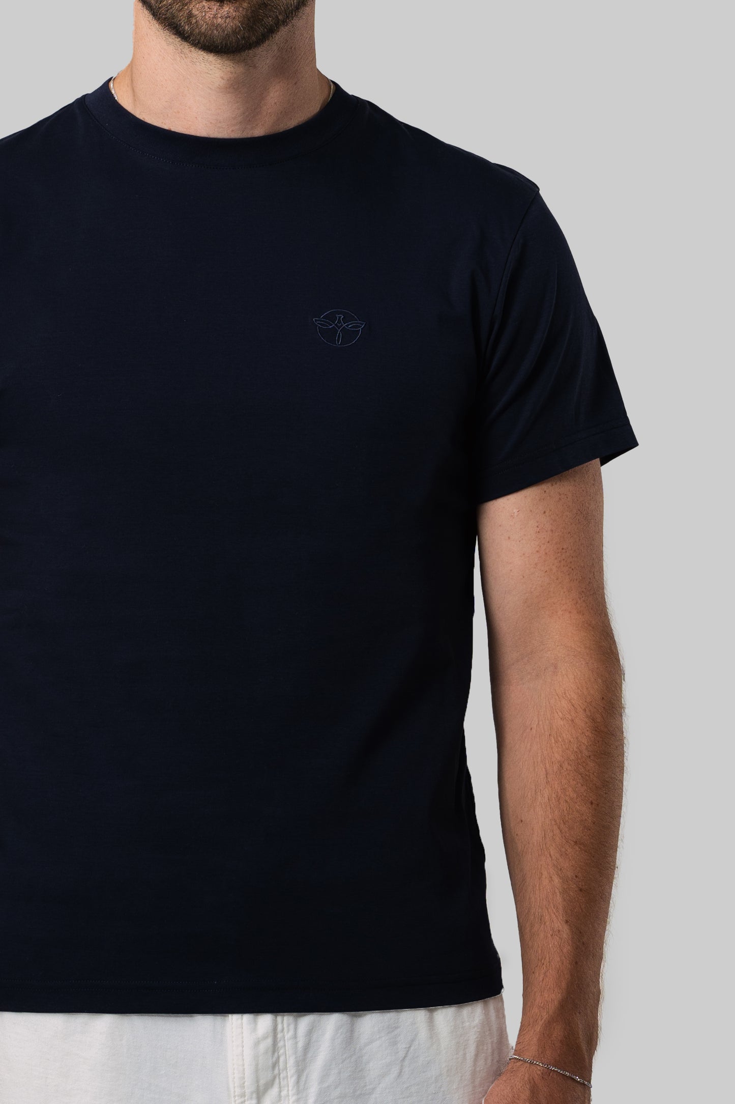 Slim Fit Navy T-Shirt