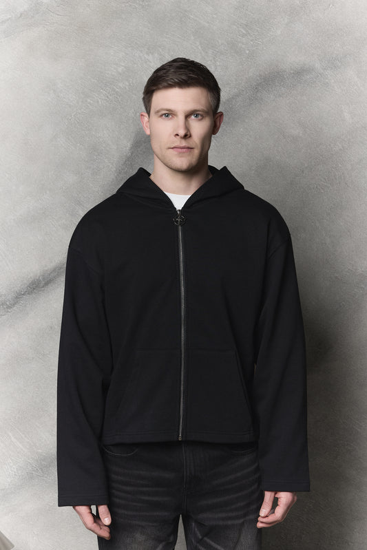Vigil Zip Hoodie Black